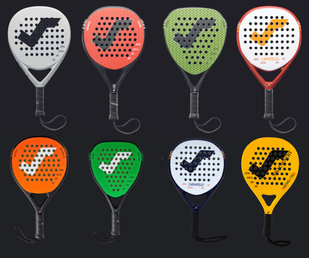 Raquette De Padel Snauwaert Padel 370 - Fibre De Carbone, Poids 360g, Forme Goutte, Idéale Débutants - 6