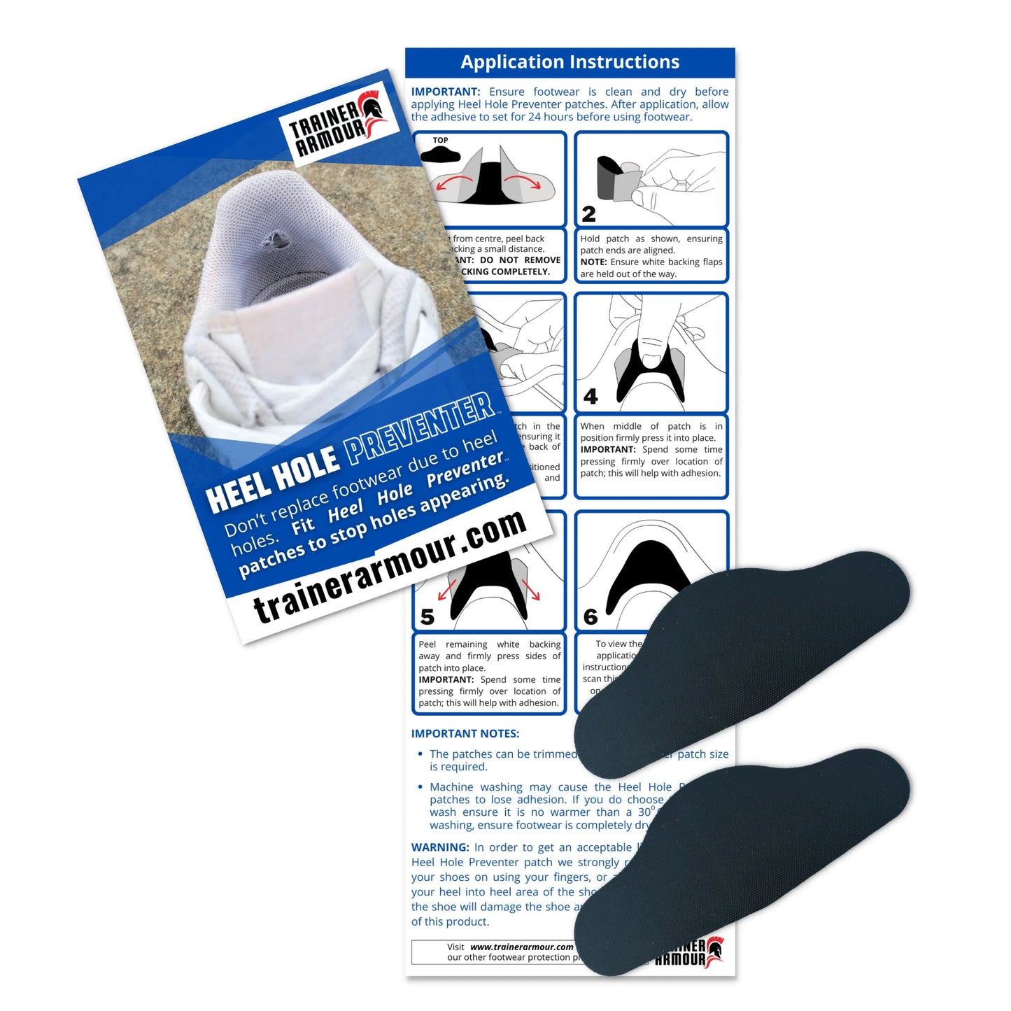 Heel Hole Preventer Black (HH-B)