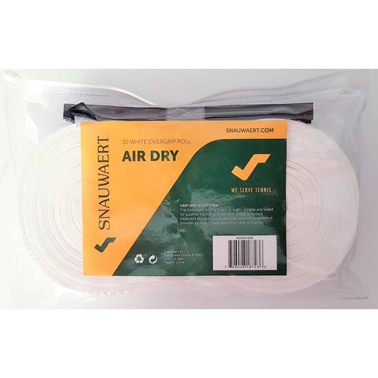 Air Dry White Overgrip-roll 30 pcs